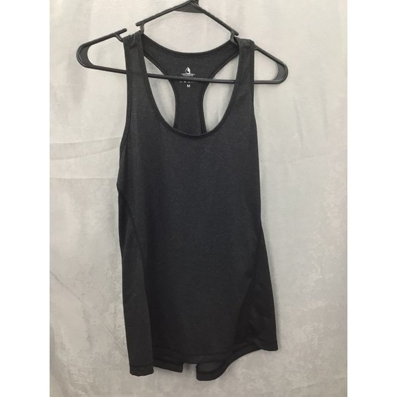 icyzone Workout Tank Tops for Women Racerback Dark Gray Medium - Picture 1 of 10